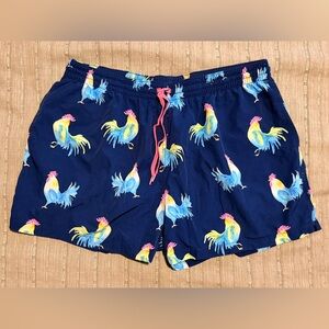 Men’s Chubbies Mesh Lined Swim Trunks - Roosters Size 2XL - 4” Inseam